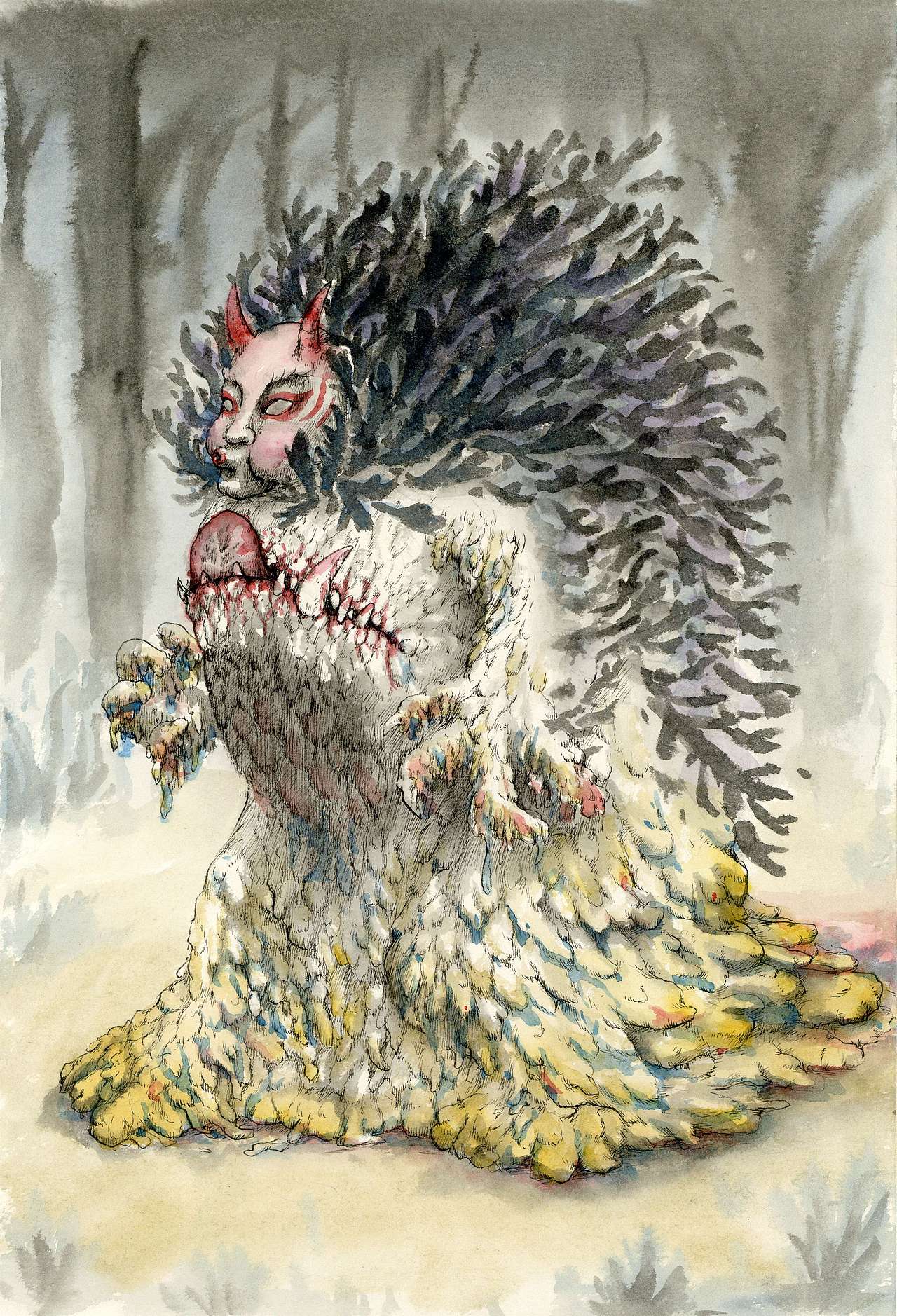 画图百鬼夜行风