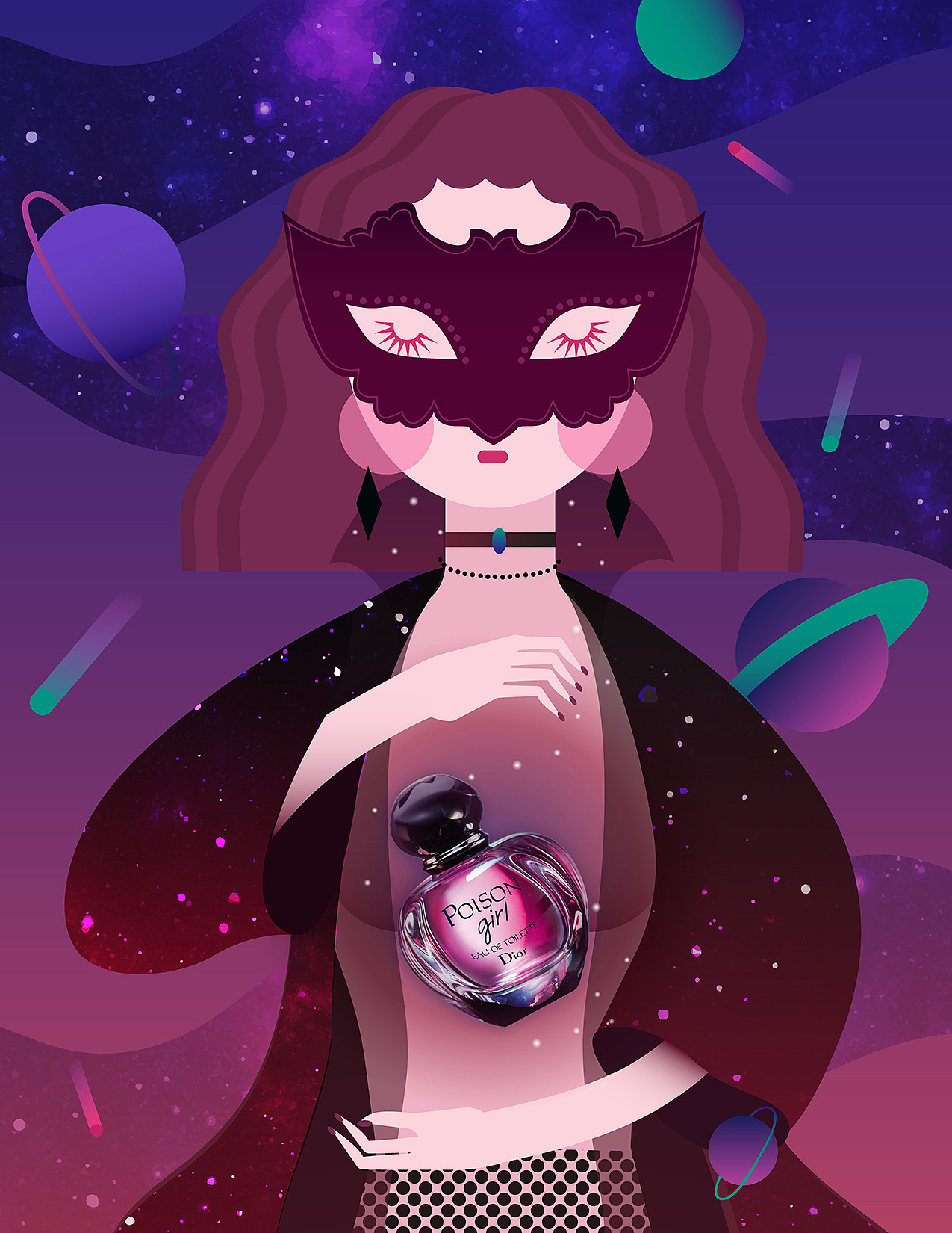 课程作业,假装和迪奥合作为 poison girl