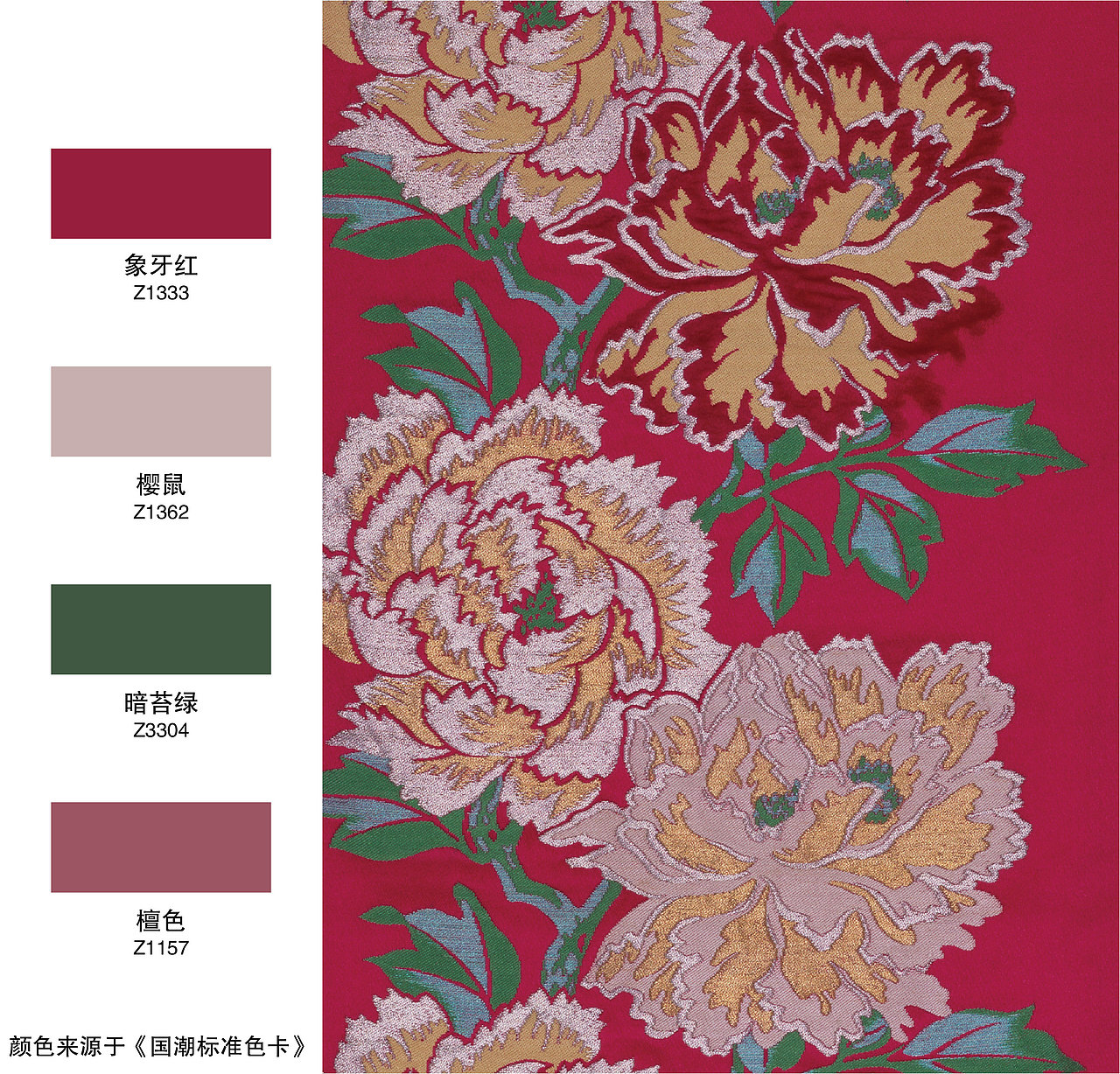 传统印染布料配色（图ZMjgxOTYwMzM2） - 图案 - 站酷设计师色彩通原创素材 - 站酷ZCOOL