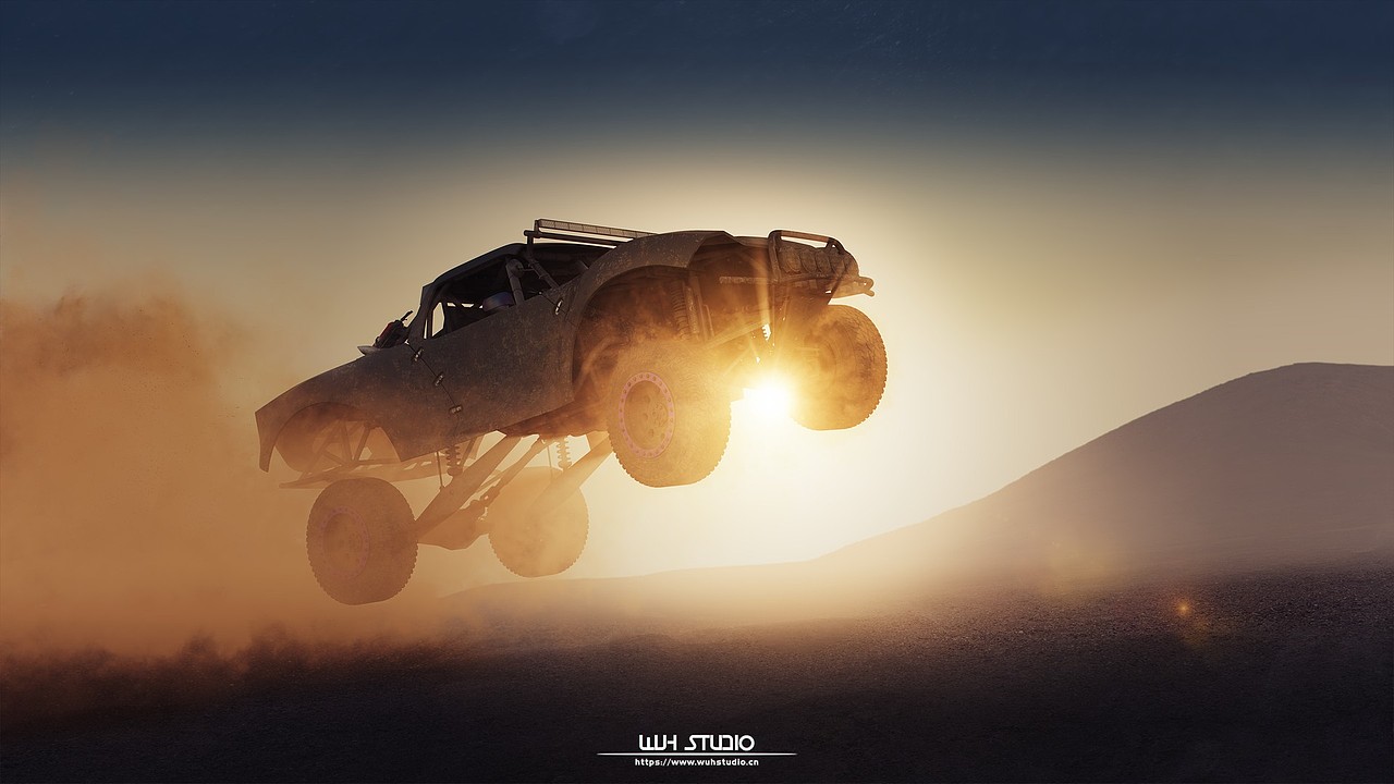 Trophy Truck 奖杯卡车(绑定完成!)(图ZOTkxOTA1MTI=) - 机械/交通 - 站酷设计师_WUH_原创素材 - 站酷ZCOOL