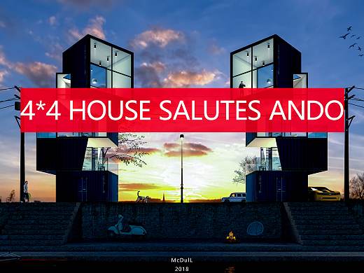 4*4 HOUSE SALUTES ANDO（个人主页-ZMjcwMzQ2MzY=） - 建筑设计 - 站酷设计师McDulL麦浩贤原创素材 - 站酷ZCOOL