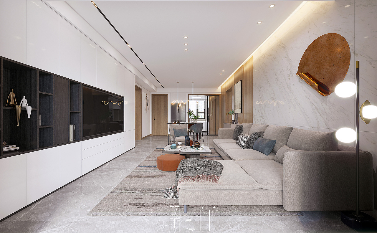 留白设计|公园天下|现代私宅设计预览