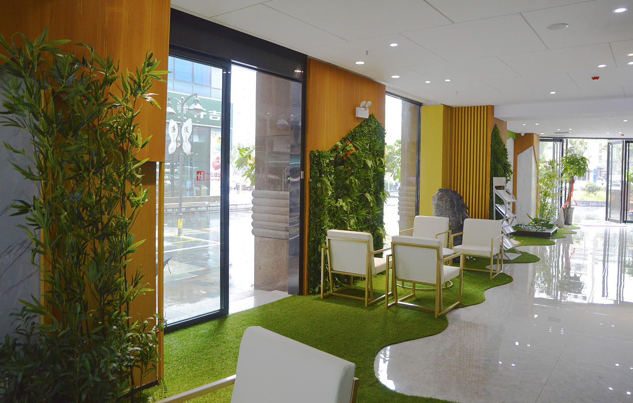 荣盛地产城市展厅 软装 导视 空间 设计落地现场实拍图