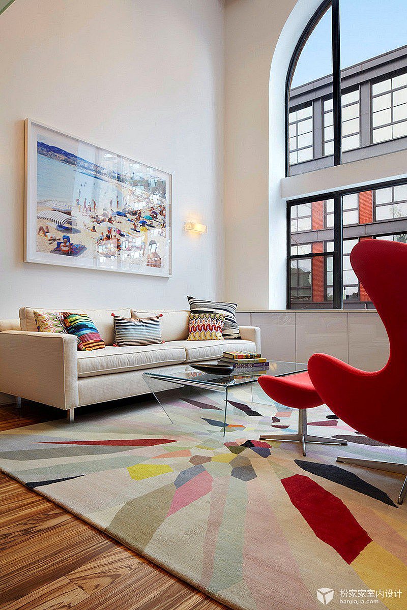 【室内设计实景图】跳跃的色彩让空间更具活力
