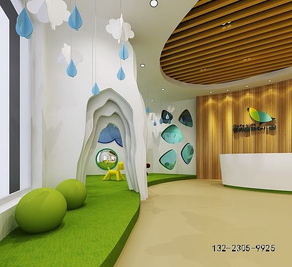 充满绿色气息幼儿园装修设计（图ZNzUwMDY4MjA=） - 家装设计 - 站酷设计师lican1991原创素材 - 站酷ZCOOL