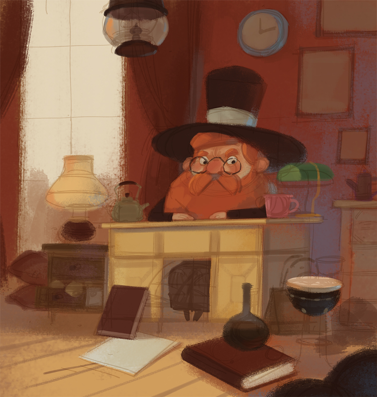 一张数码作品的步骤