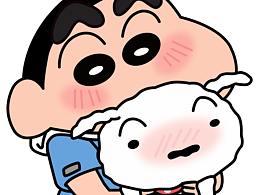 蠟筆小新頭像插畫