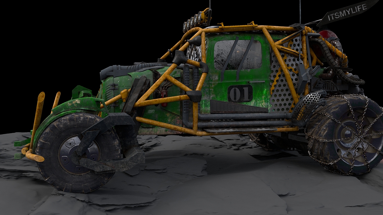 新概念RC越野车 Arnold渲染图（图ZMjk3NjQwOTMy） - 动画/影视 - 站酷设计师西猫柿原创素材 - 站酷ZCOOL