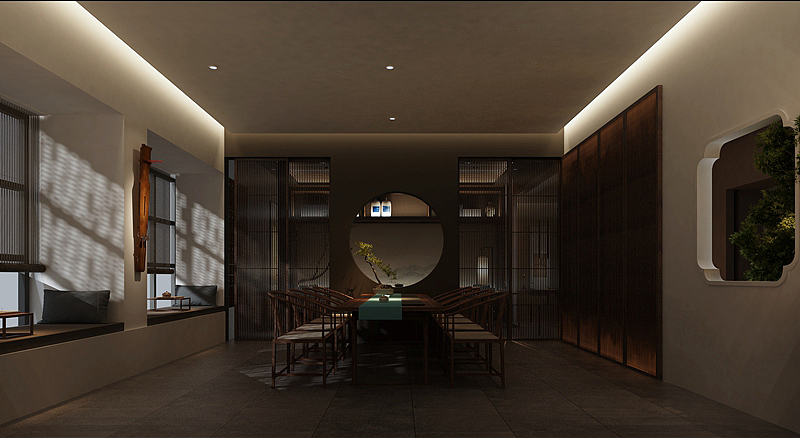 SURUI 新中式禅意空间（图ZMTU2MjE5NjI0） - 家装设计 - 站酷设计师新中式空间原创素材 - 站酷ZCOOL