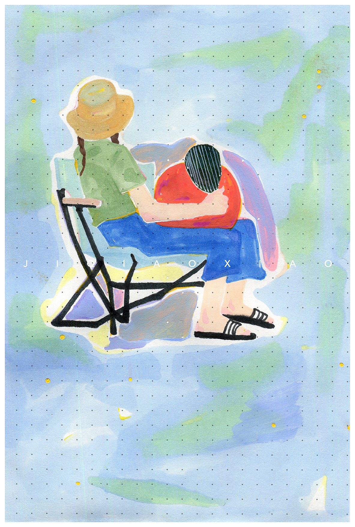 明亮的夏日（图ZMzA5ODU4ODc2） - 艺术插画 - 站酷设计师日尧日尧原创素材 - 站酷ZCOOL