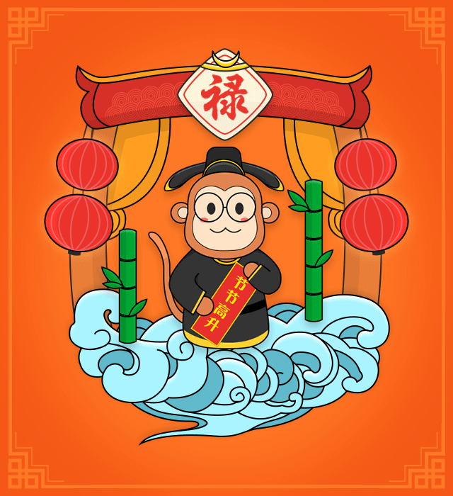 福禄寿胖猴子（图ZNDEwNDc4ODQ=） - 其他UI - 站酷设计师Aprilkid原创素材 - 站酷ZCOOL