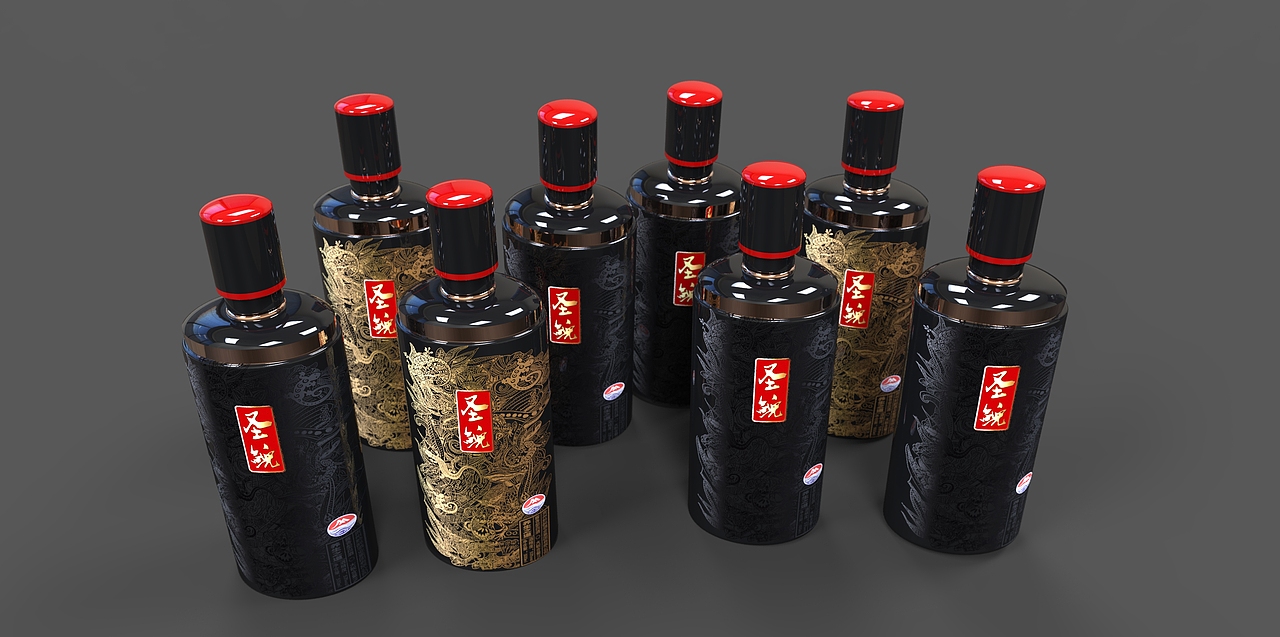 圣鲵白酒包装设计（图ZMTYyOTU5NzEy） - 包装 - 站酷设计师徐了二正原创素材 - 站酷ZCOOL