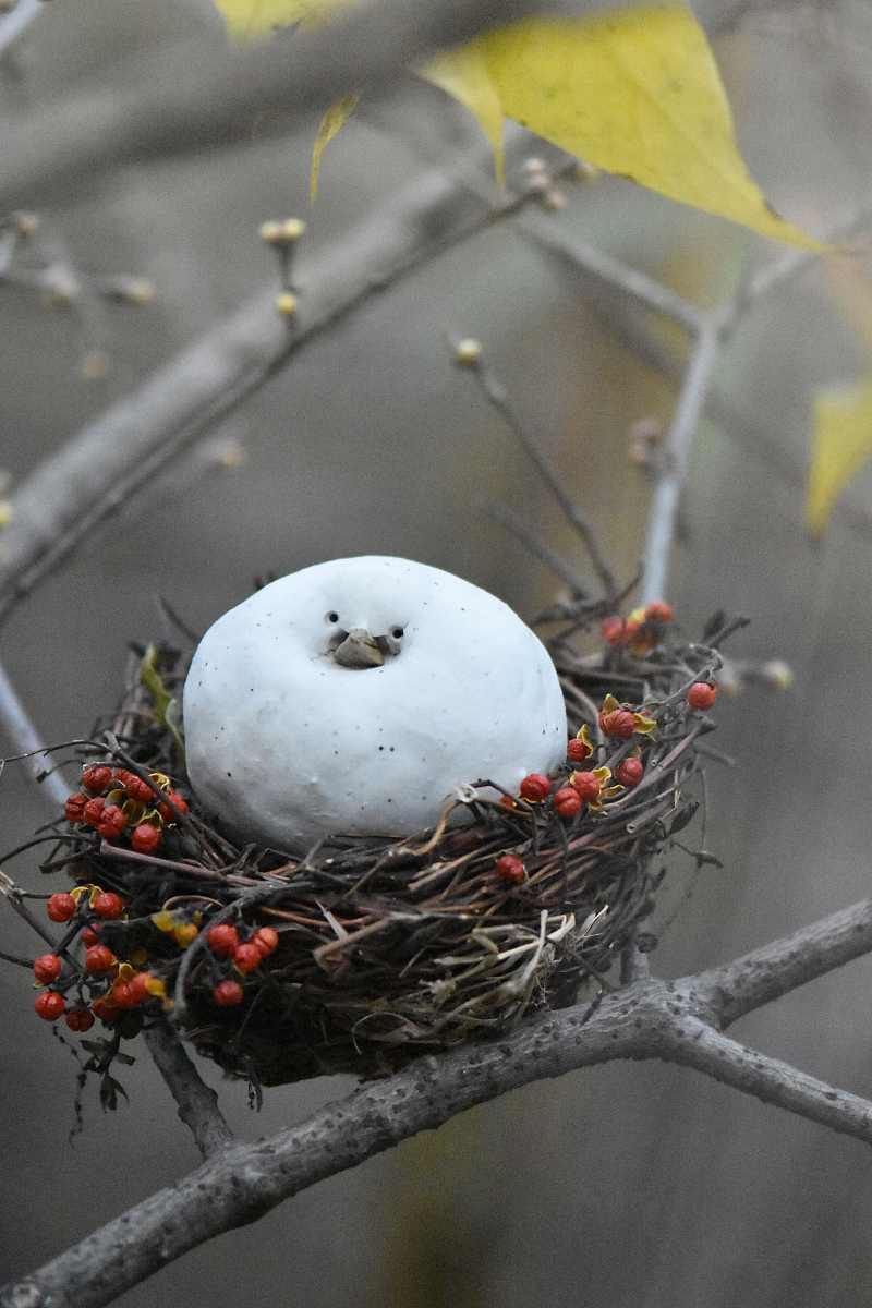 天禽陶艺 胖鸟号称招福鸟