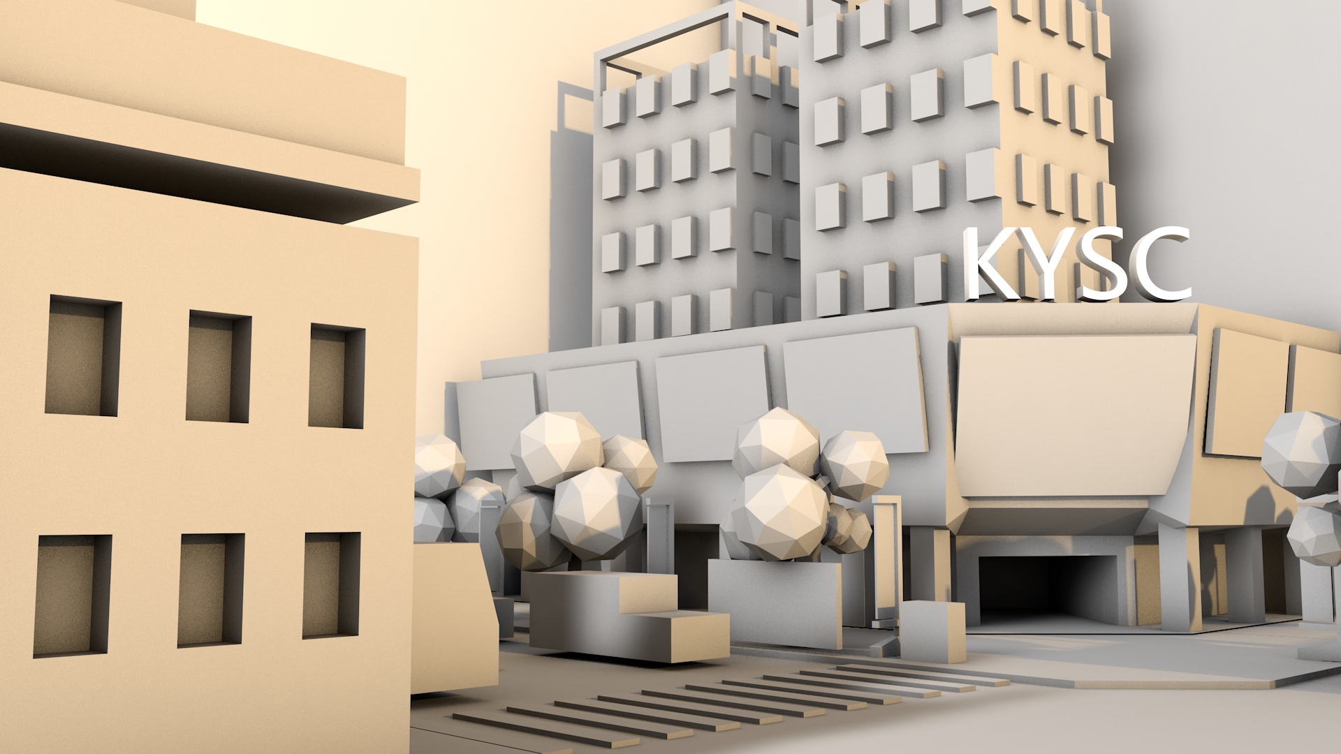 c4d 街景|三维|建筑/空间|ruchao - 原创作品 - 站酷 (zcool)