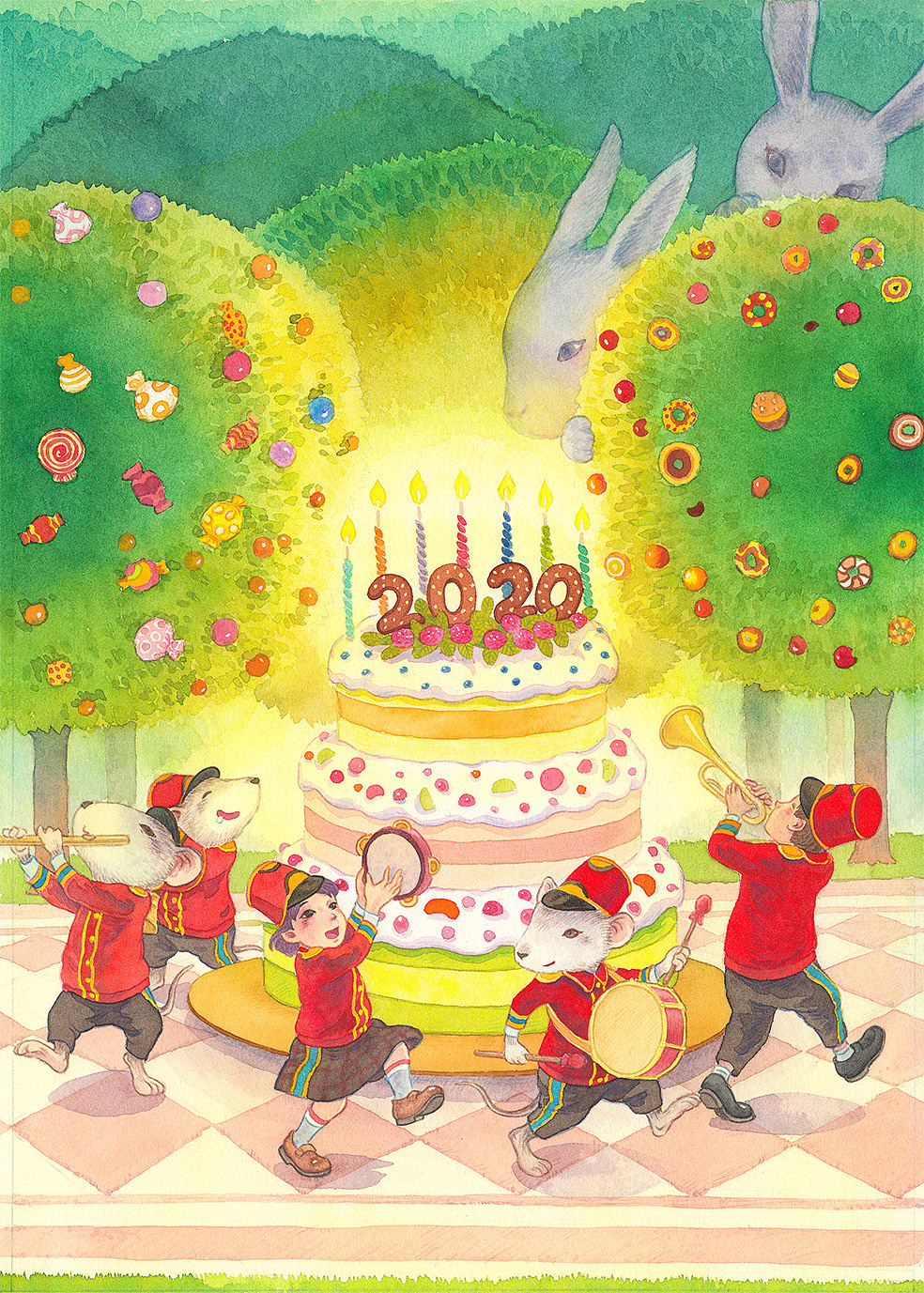 儿插月刊封面（图ZMTg3NDU4NTEy） - 儿童插画 - 站酷设计师松洛原创素材 - 站酷ZCOOL