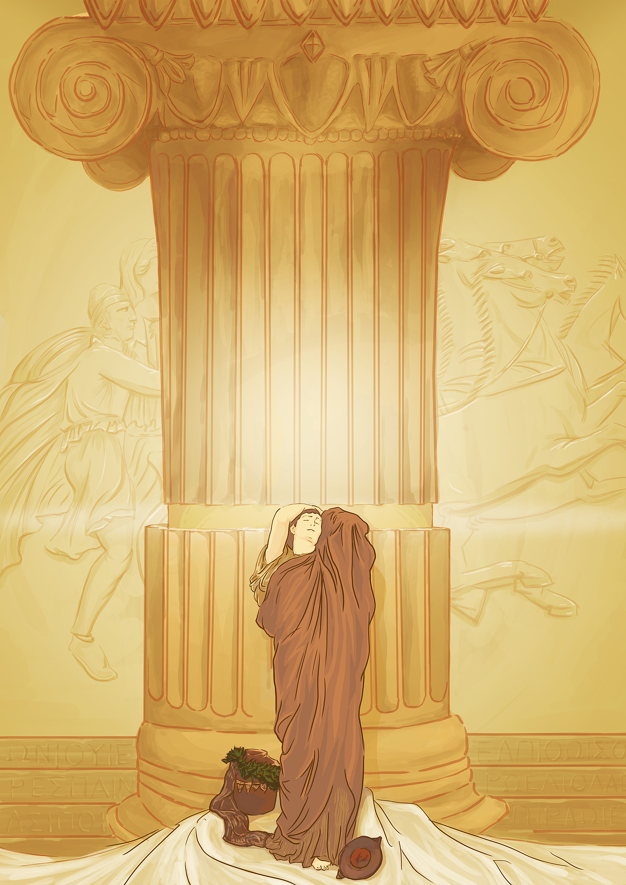 插画-经典重译·希腊中《厄勒克特拉》