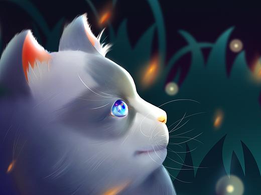 二虎的头像插画