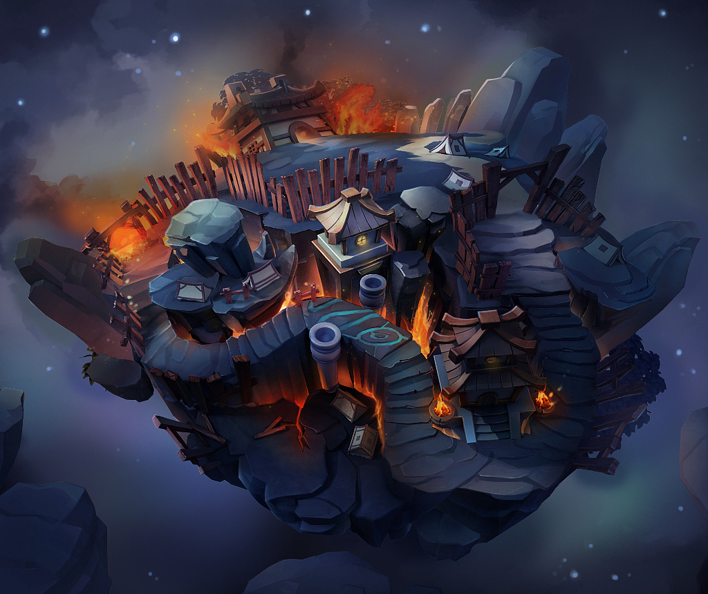 游戏场景|三维|场景|一个好书记_原创作品-站酷zcool