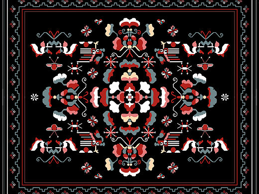 纹样设计（个人主页-ZNTM4Njc1MjA=） - 绘画 - 站酷设计师方姑娘原创素材 - 站酷ZCOOL