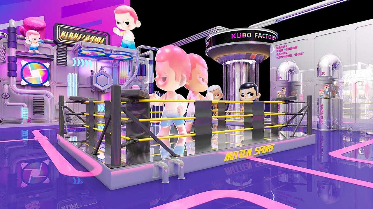 益田假日广场周年庆美陈设计