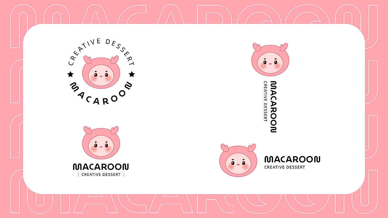 Macaroon甜品店-IP形象设计