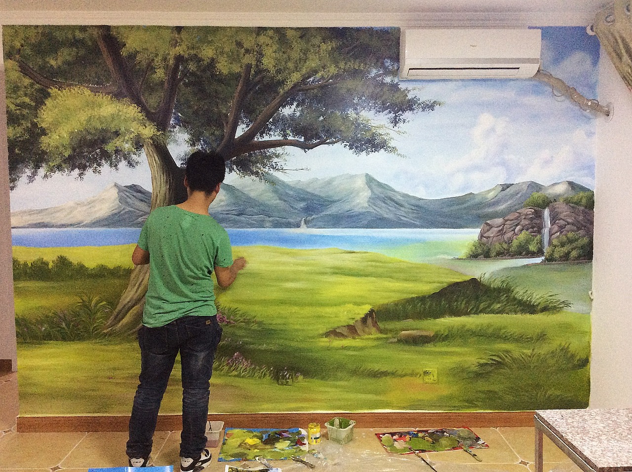 我们的手绘墙作品——艺芭ART手绘北京工作室（图ZNTM5MTgwNTI=） - 绘画 - 站酷设计师肖志原创素材 - 站酷ZCOOL