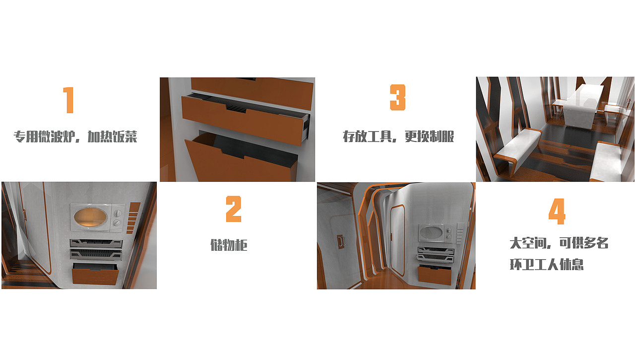 我的毕业设计，环卫工人休息空间设计（图ZODQyNzMxMjQ=） - 其他工业/产品 - 站酷设计师点point原创素材 - 站酷ZCOOL