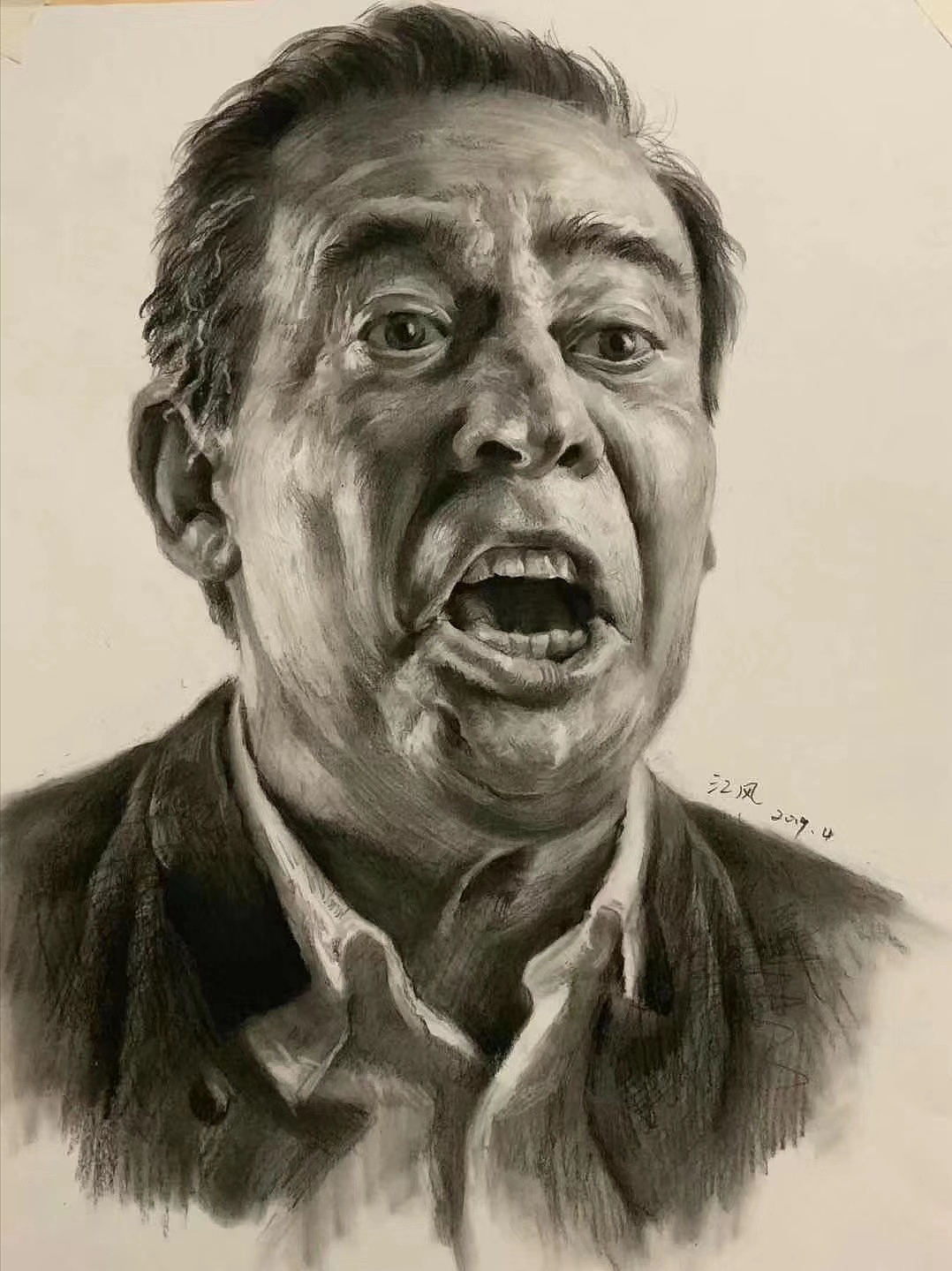 素描头像（图ZMjQ3MzQxODI0） - 绘画 - 站酷设计师江风1991原创素材 - 站酷ZCOOL
