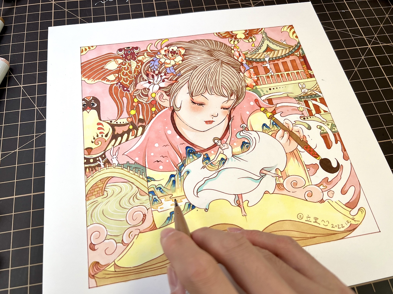 最近的一些国风插画作品（图ZMzI2MDU0NDYw） - 绘本 - 站酷设计师立里手绘原创素材 - 站酷ZCOOL