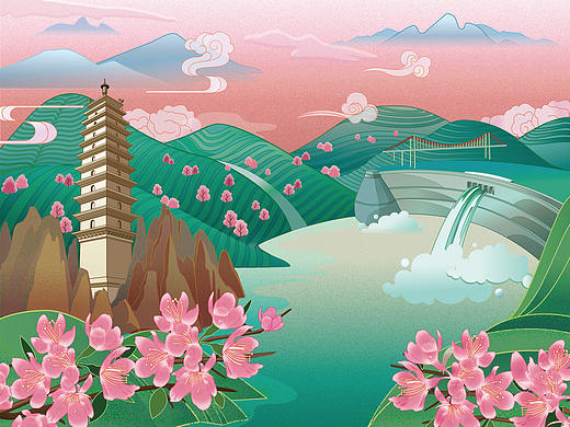 茶包装插画