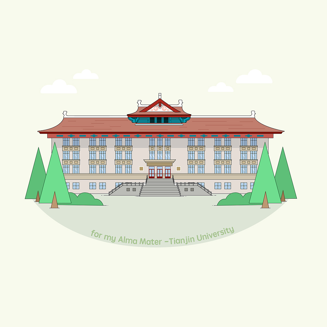 原创-线型小插画