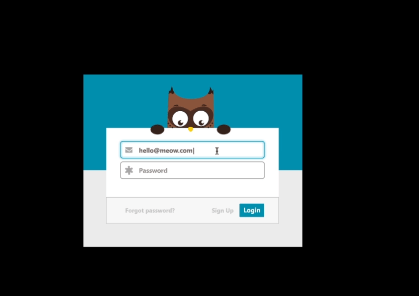 AE动效临摹习作-登录操作