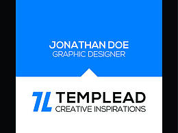 藍(lán)色商務(wù)名片1