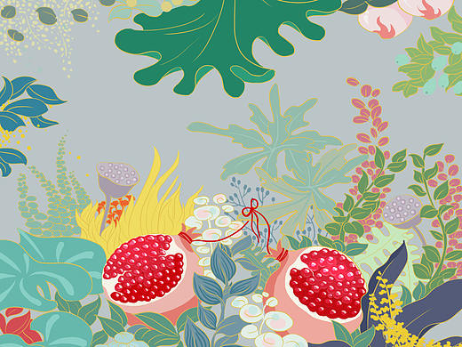 吉祥图组,婚礼-庆寿