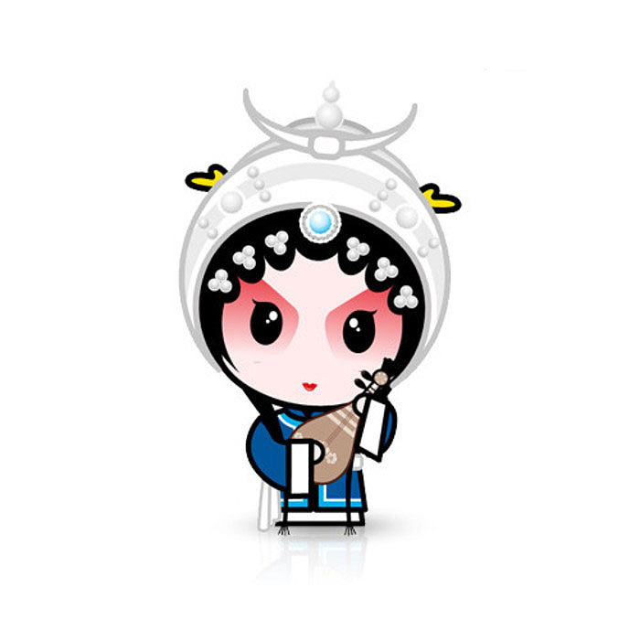 国粹小插画（图ZNzk0NDQ0NTY=） - 艺术插画 - 站酷设计师i淡淡笑原创素材 - 站酷ZCOOL