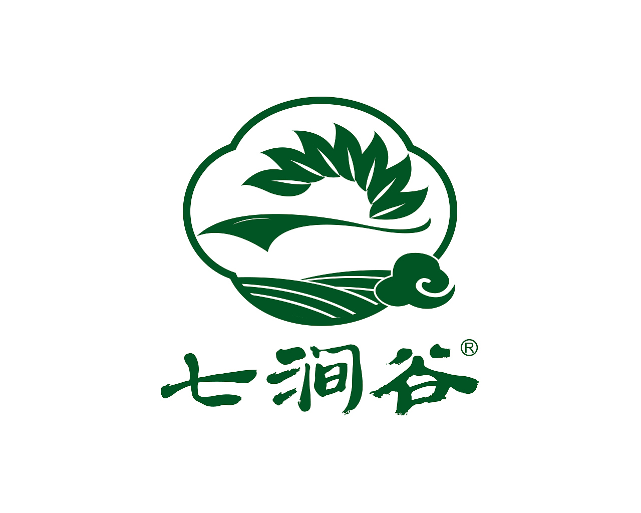 七涧谷品牌LOGO创意设计