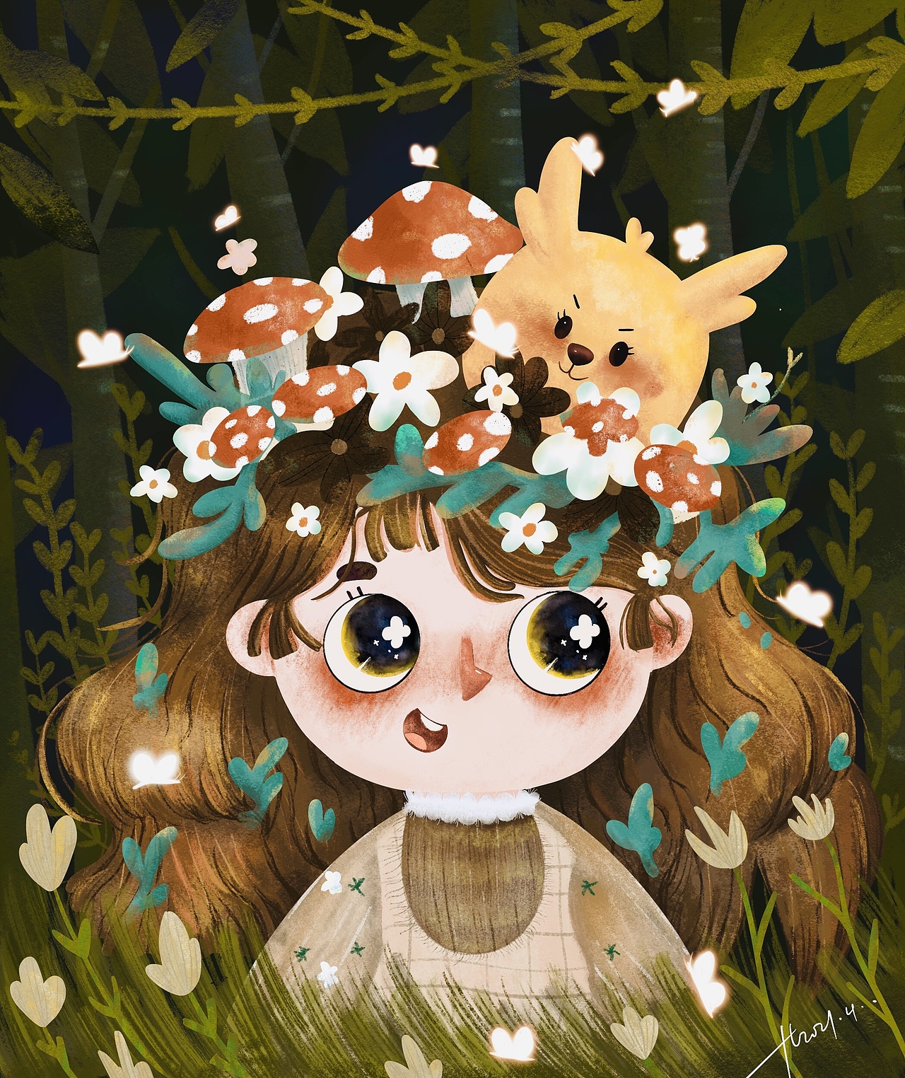 ✐.ɴɪᴄᴇ ᴅᴀʏ 💕（图ZMjU3OTYxMjcy） - 儿童插画 - 站酷设计师插画十七原创素材 - 站酷ZCOOL
