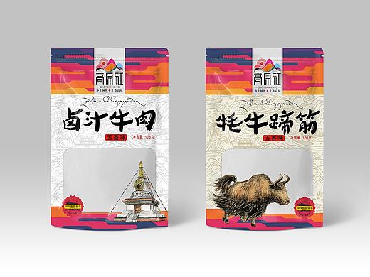 牛肉包装插画