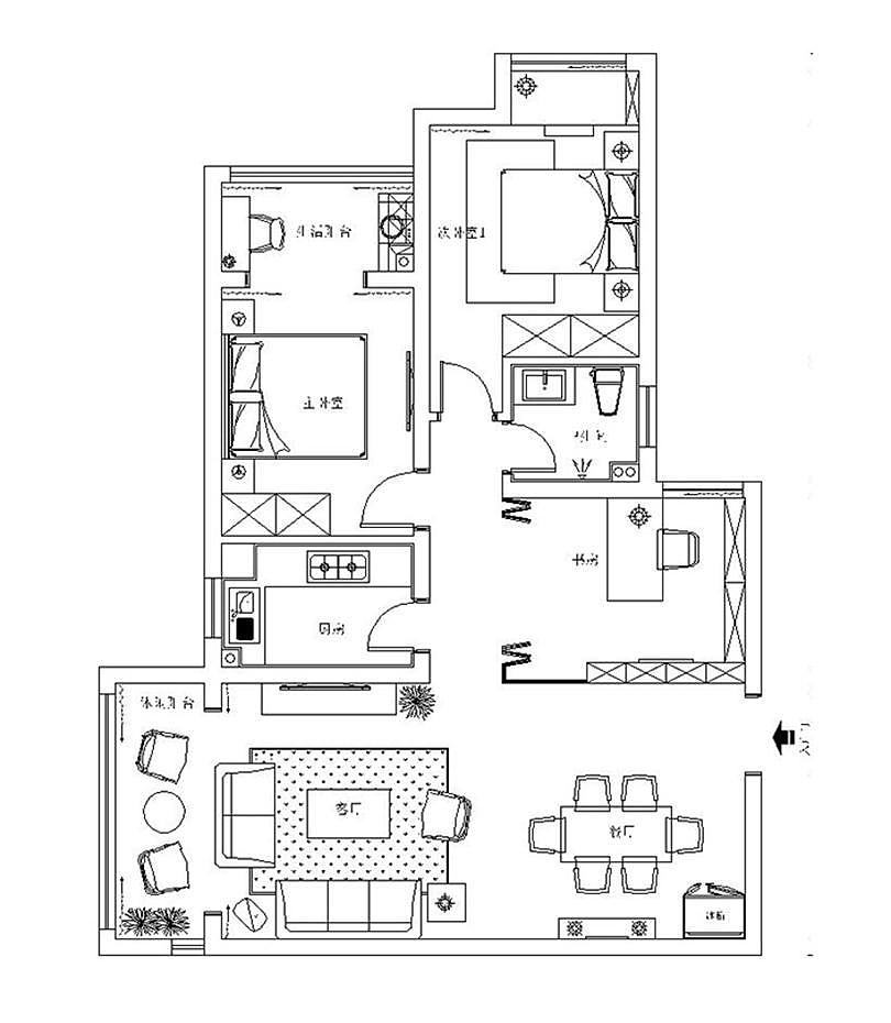 郑州经开万锦城111平三居室装修案例后现代低奢效果图（图ZMTU2MTM2MDcy） - 家装设计 - 站酷设计师郑州美巢装饰原创素材 - 站酷ZCOOL
