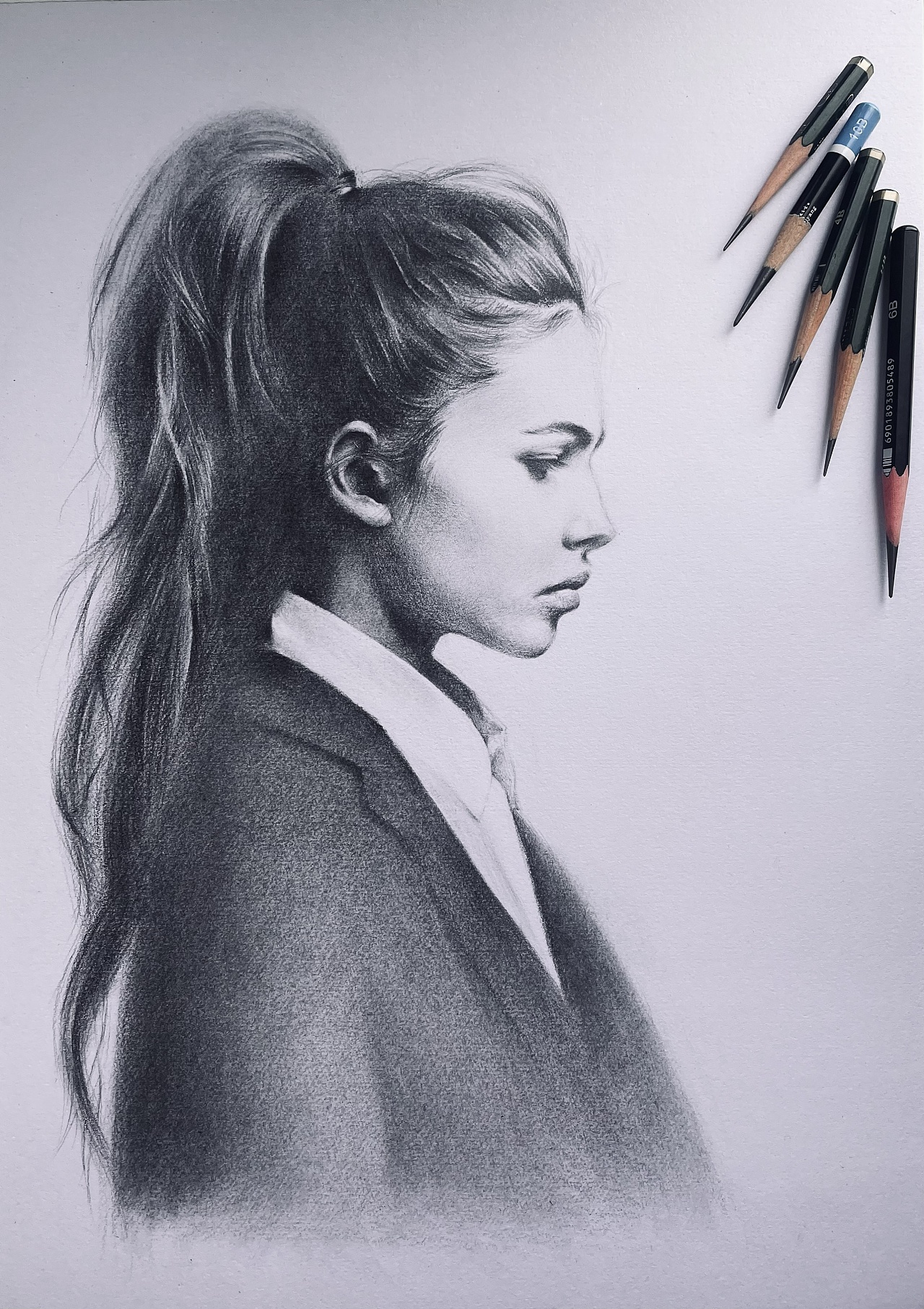 一组人物素描|纯艺术|绘画|lillianliiiii - 临摹作品 - 站酷 (zcool)