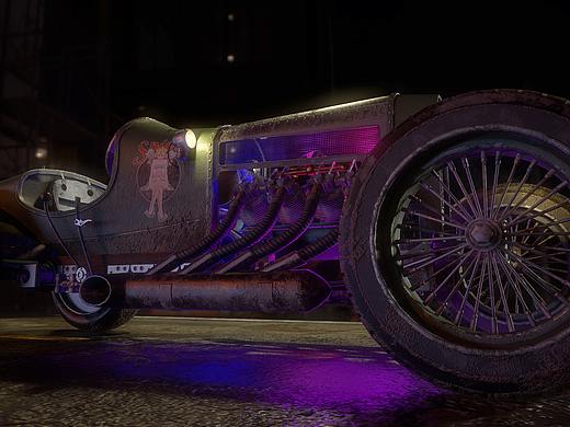 朋克赛车—次时代模型