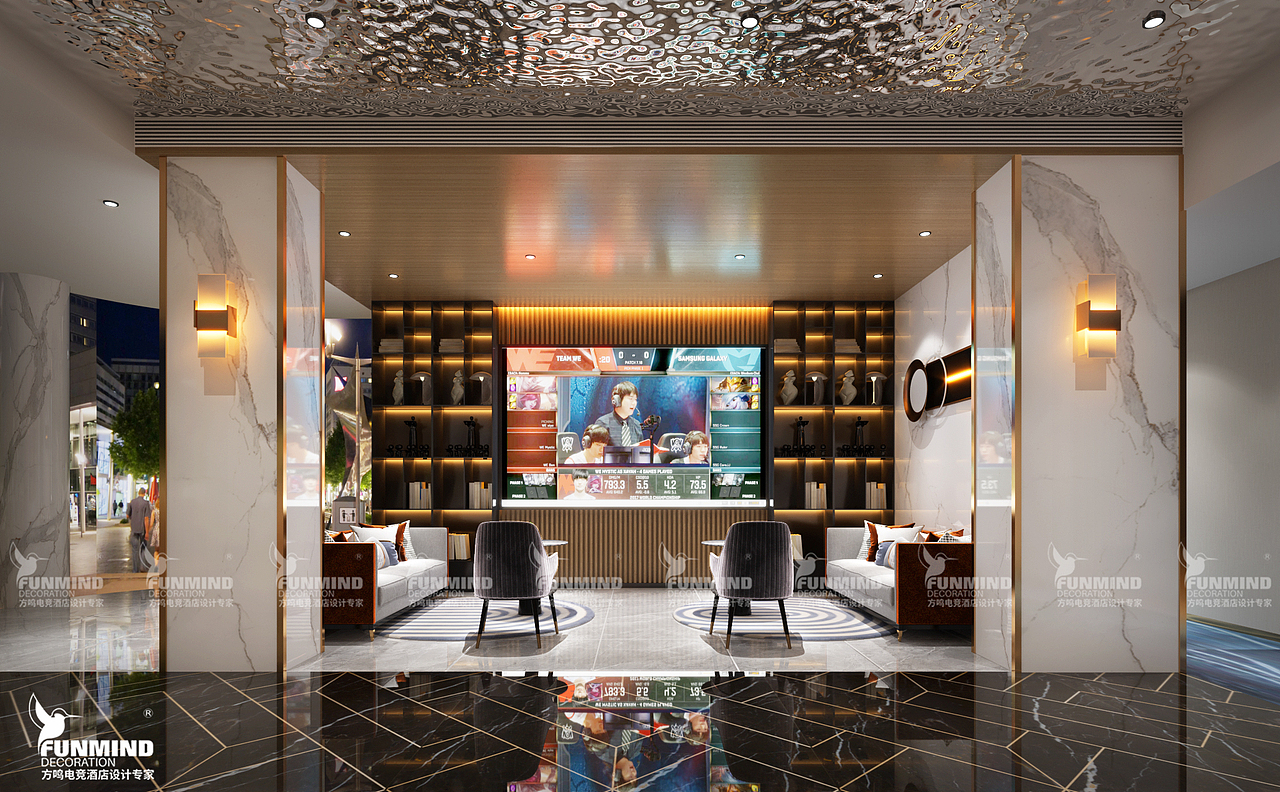 河北张家口竞界电竞酒店设计效果图