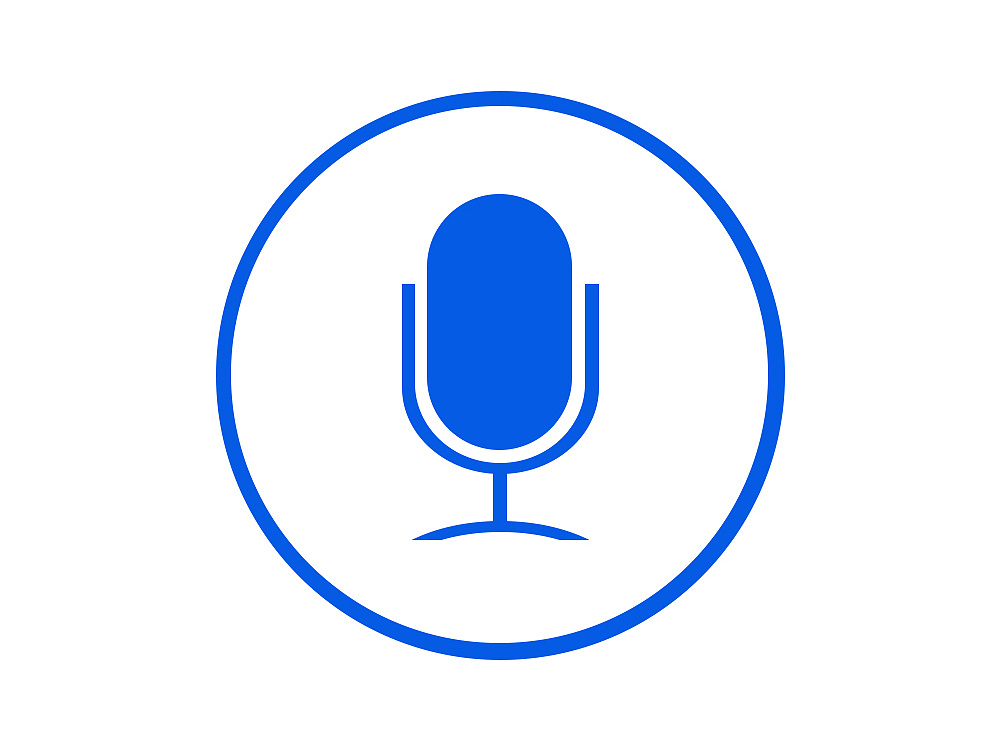 扁平化话筒图标