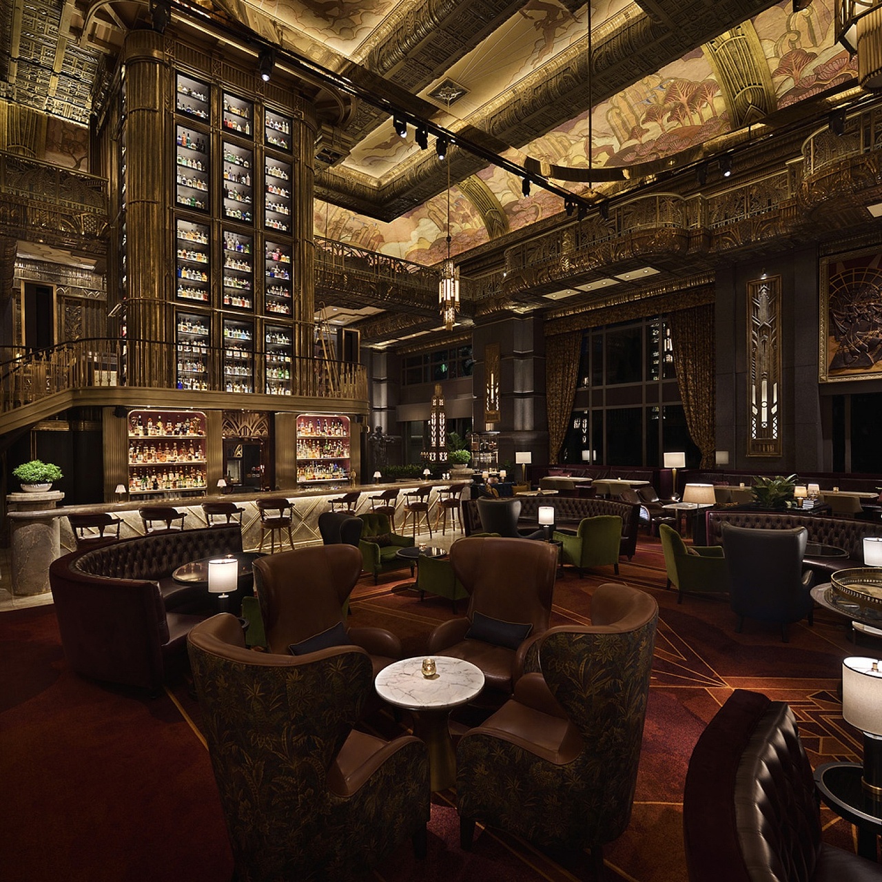 京墨建筑设计│阿特拉斯大大堂酒吧案例分析