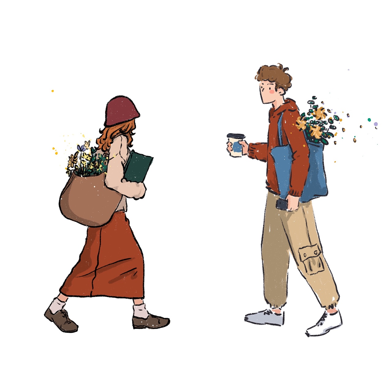 不管向左走还是向右走我的终点都是你78