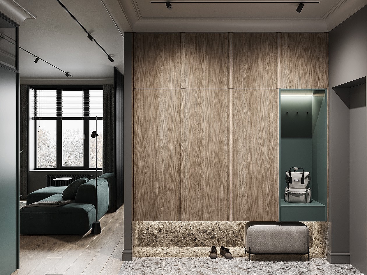 现代简约,大理石与木质