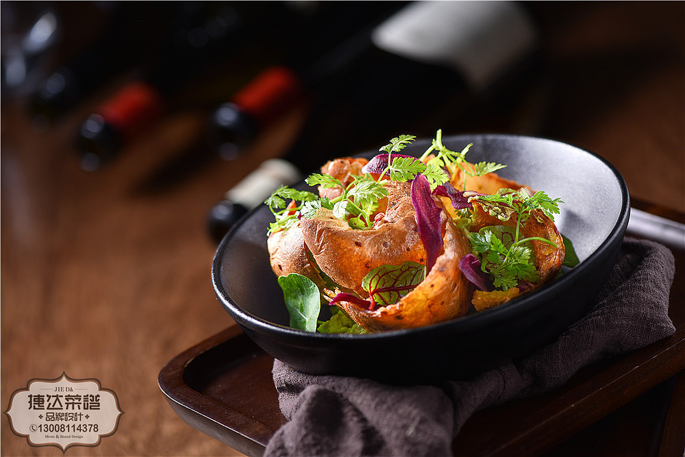 西餐菜单摄影西餐美食实拍照片捷达菜谱公司产品拍摄