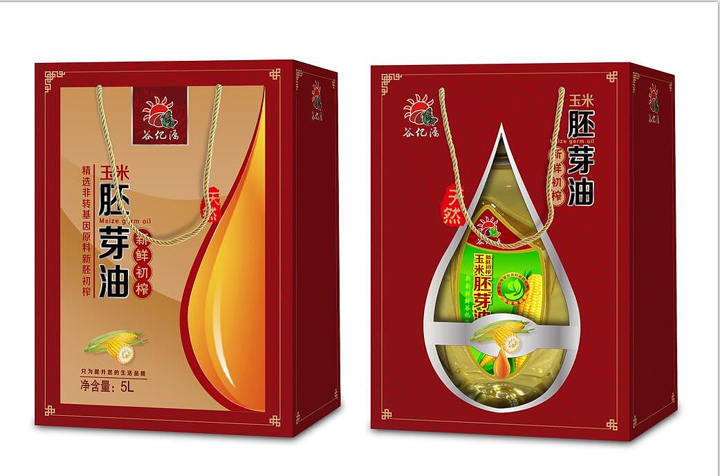 玉米胚芽油包装设计