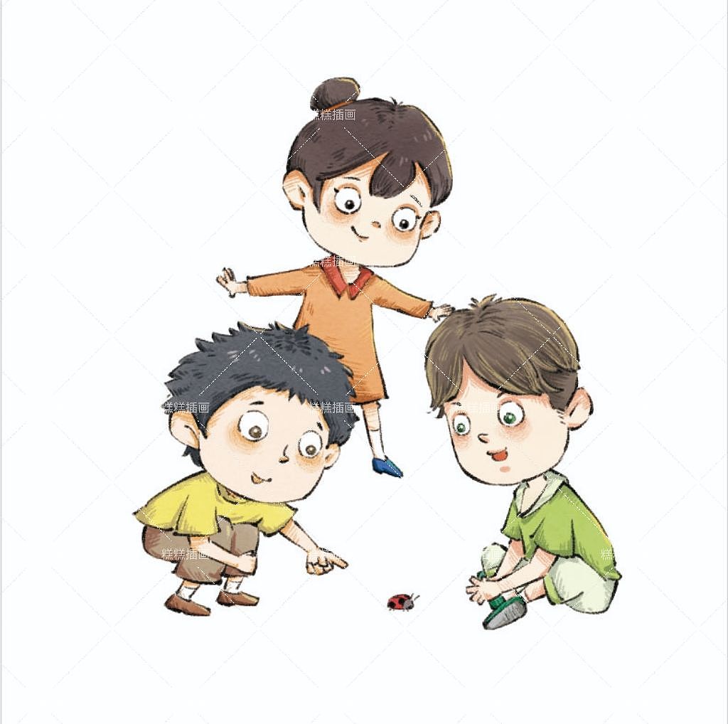 ②美式风格儿童插画人物设计/原创分享😍（图ZMzQxNjc4OTQ4） - 儿童插画 - 站酷设计师河鲀原创素材 - 站酷ZCOOL