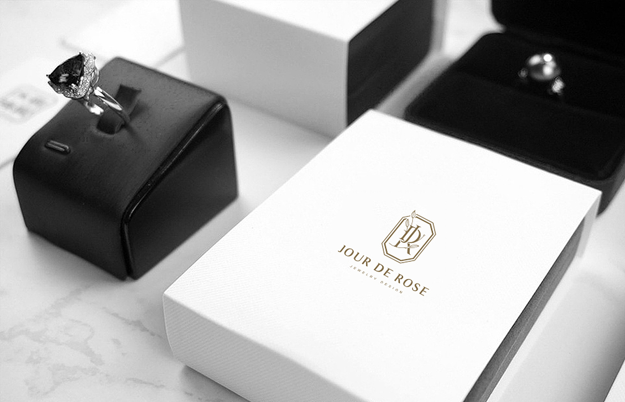 珠宝LOGO设计：JOUR DE ROSE